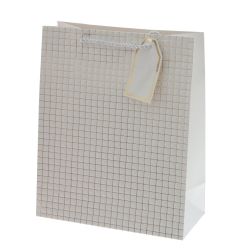 GAEM Пакет подарочный M (бумага 210г/м2, блок 12шт), L26 W12 H32 см, 4в.