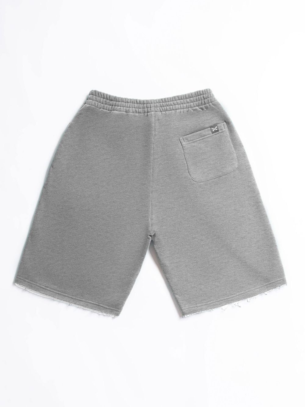 Шорты Hardlunch Logo меланж серые