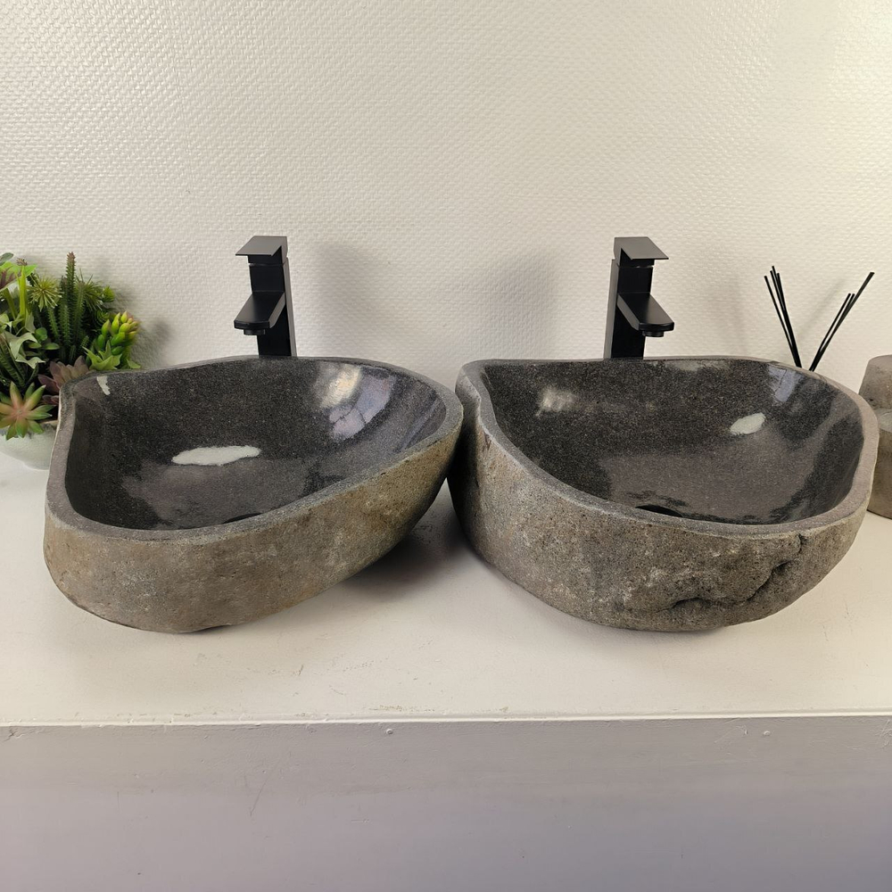 Раковина из речного камня ПАРА! RS-65495 47*43*15 0865