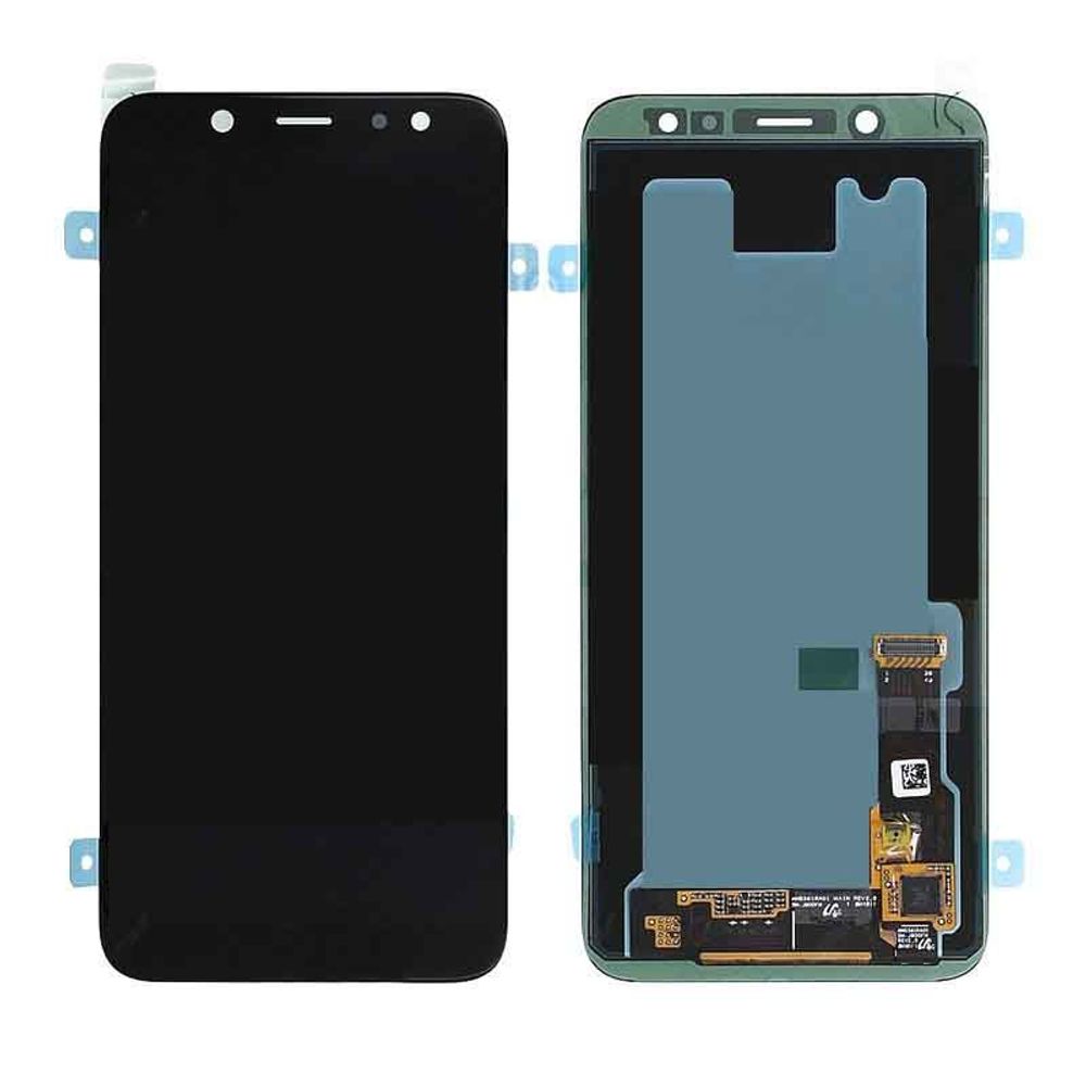 Дисплей для Samsung A600F (A6 2018) в сборе с тачскрином Черный - OR
