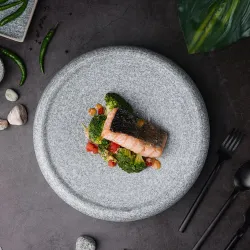 Блюдо круглое d 28,2 см h6,2 см Stone Untouched Taiga P.L. Proff Cuisine [1]