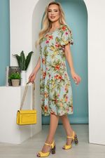 Платье "Фантазия" (тропический сад) П3737 LT Collection (Акция)