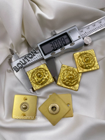 Установочные кнопки Скиап. с  рельефными деталями / комплект с шляпкой и кнопками