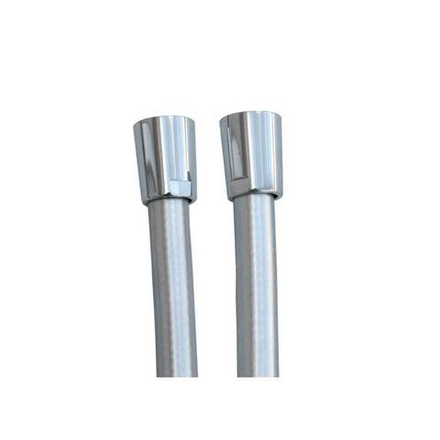 Шланг душевой 1,75м в ПВХ оплётке с шарниром 2471C серый