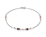 Колье-трансформер 4-in-1 сотуар Coeur de Lion Rosegold-Silver 5008/10-1631