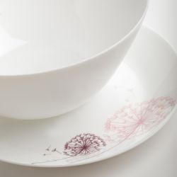 Тарелка White Fox WF-STD19 Summertime десертная опаловая с деколью 19 см.