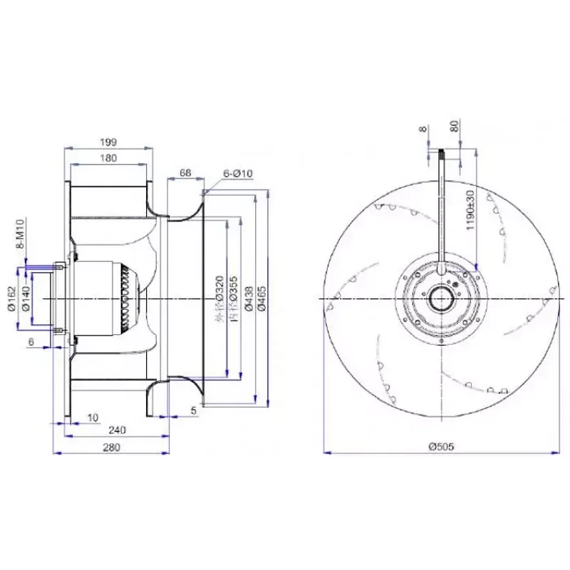 Мотор-колесо Vilmann BT-500-4D / LZN-500-4D