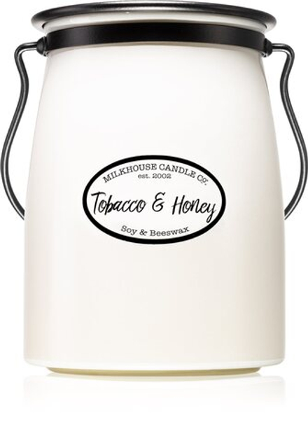 Milkhouse Candle Co. Creamery Tobacco & Honey - Ароматическая свеча Butter Jar /   624  g  / GTIN 849564010182
