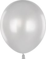 Шар (12''/30 см) Белый (M30/570), металлик, 100 шт.