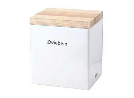 Continenta Керамический контейнер 18х15,5х20,5см белый