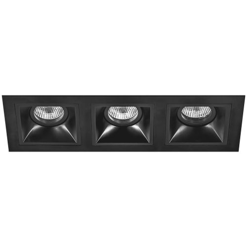 Комплект из светильников и рамки Domino Lightstar D537070707