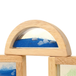 Конструктор деревянный с песком, коробка C-41745