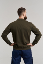 Свитшот-гимнастёрка Варгградъ мужской хаки «Без вышивки» без начеса