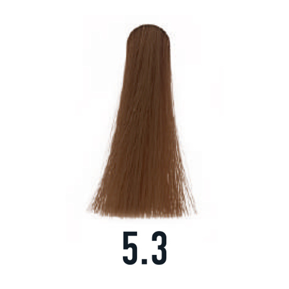 5.3 крем-краска ICE Permanent светло-каштановый золотистый - 100 мл.