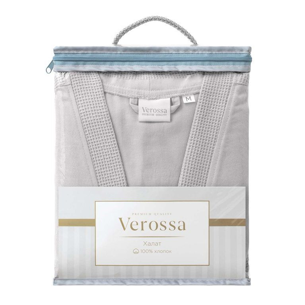 Халат VEROSSA classic размер ХL (серый)