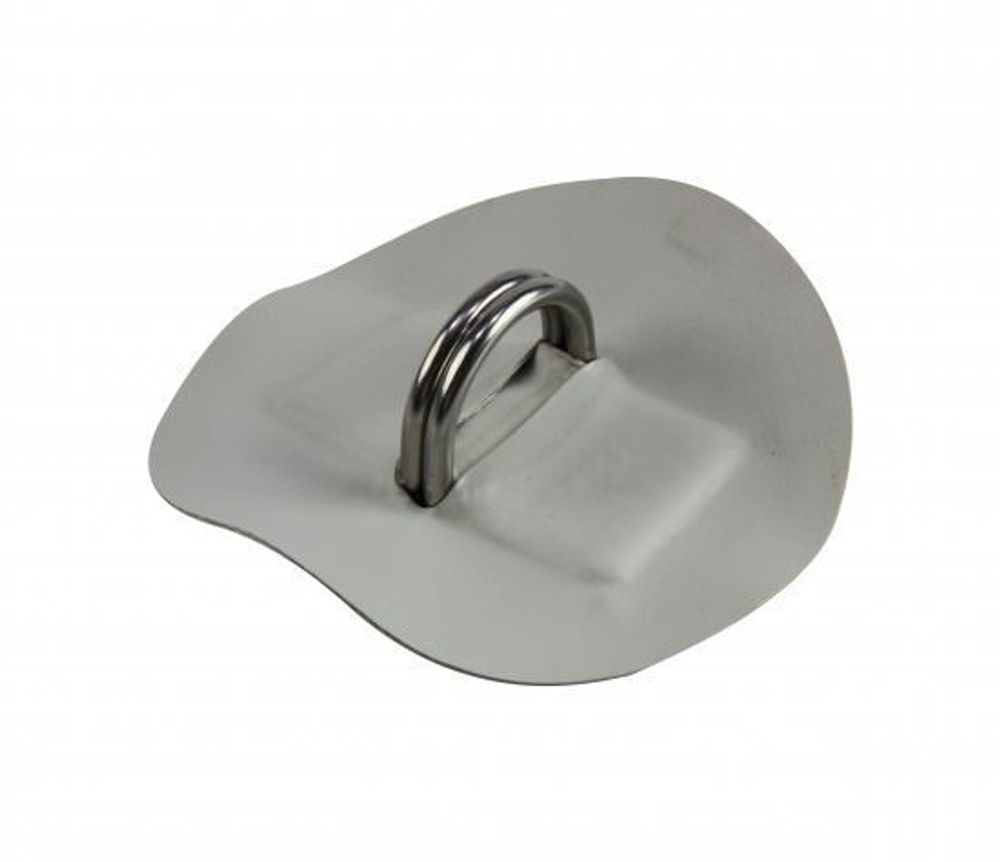 Кольцо D-образное двойное малое с серой накладкой