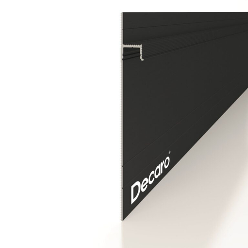 Скрытый плинтус Invisible I100 анодированный черный