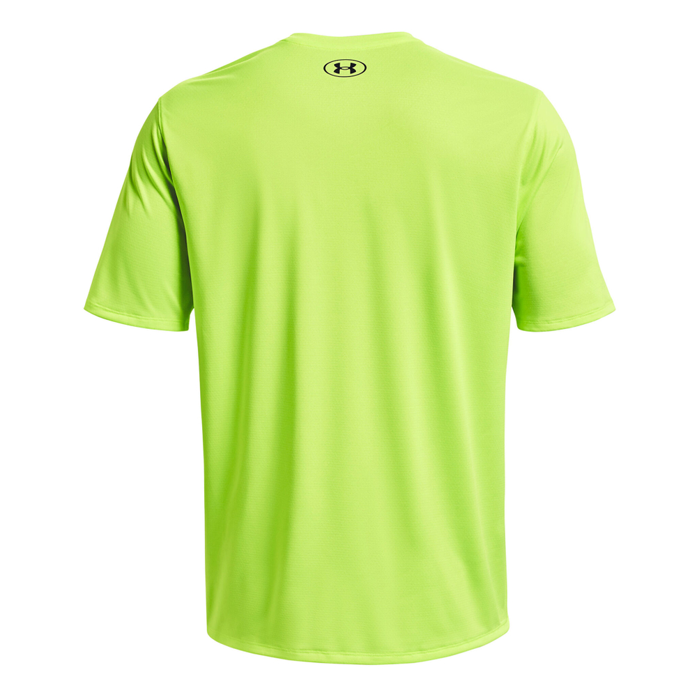 Мужское теннисное поло Under Armour Tech Vent T-Shirt Men - Neon Yellow