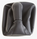 Ручка КПП с кожаным чехлом 2170 с рамкой черная "АвтоБра" СФЕРА #2140-Ч (бл) 11951