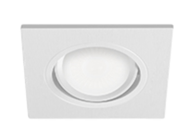 Светильник MR16 ZOOM квадрат белый, 93*80* мм, 100 шт/кор