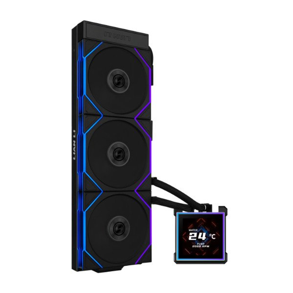 Водяное охлаждение для CPU Lian Li HydroShift II LCD-S 360 TL 3x120mm Black G89.GHS2LCDS36TB.00