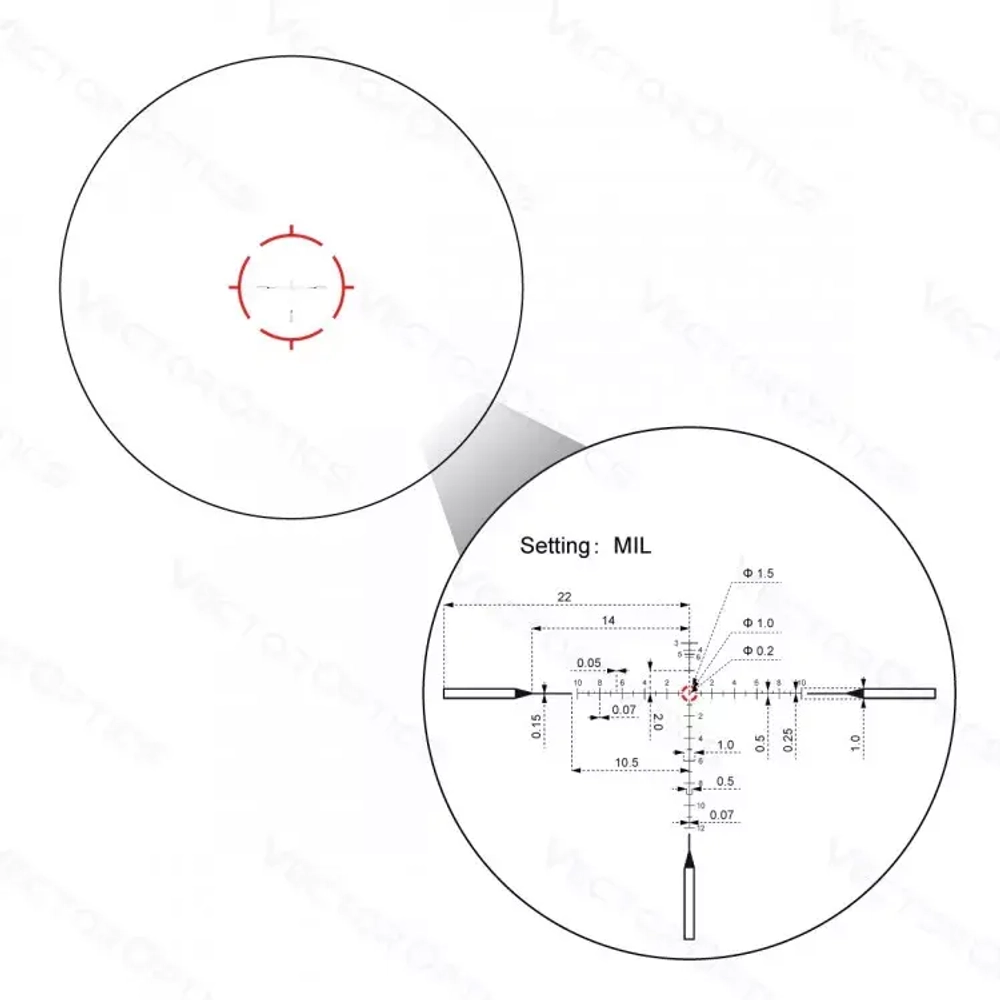 Прицел Vector Optics Continental X10 1-10х28 ED FFP (VET-RAR) (SCFF-48)