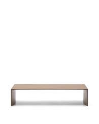 Litto Журнальный столик из шпона ореха натурального цвета 140 x 70 см