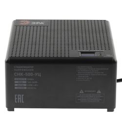 Стабилизатор напряжения ЭРА CНК-500-УЦ компактный универсальный, 140-260В/220В, 500ВА | Компактные