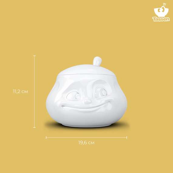 Сахарница Tassen Sweet 400 мл белая