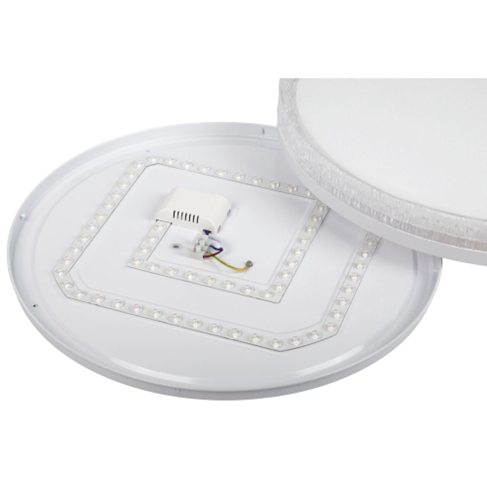 Светильник потолочный светодиодный ЭРА Классик без ДУ SPB-6 Gloss 84W-3K-6,5K 3000-6500К белый | Бытовые светодиодные светильники