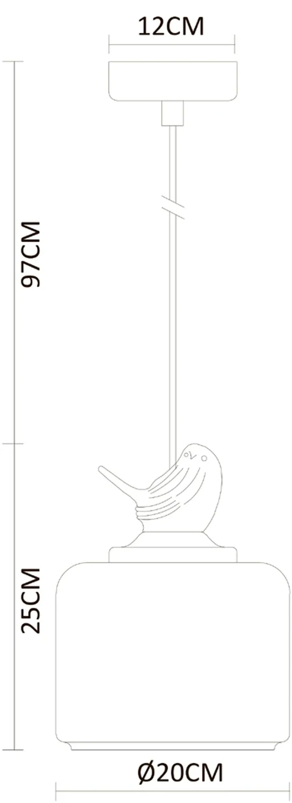 Подвесной светильник Arte Lamp PASSERO