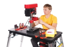 Верстак многофунциональный, 7 в 1(верстак-max нагр.150кг,тележка-150кг,леса-250кг,рабоч. платформа-108х45см,столярный козел,лежак,тележка-платформа) WMC TOOLS WMC-WMC171