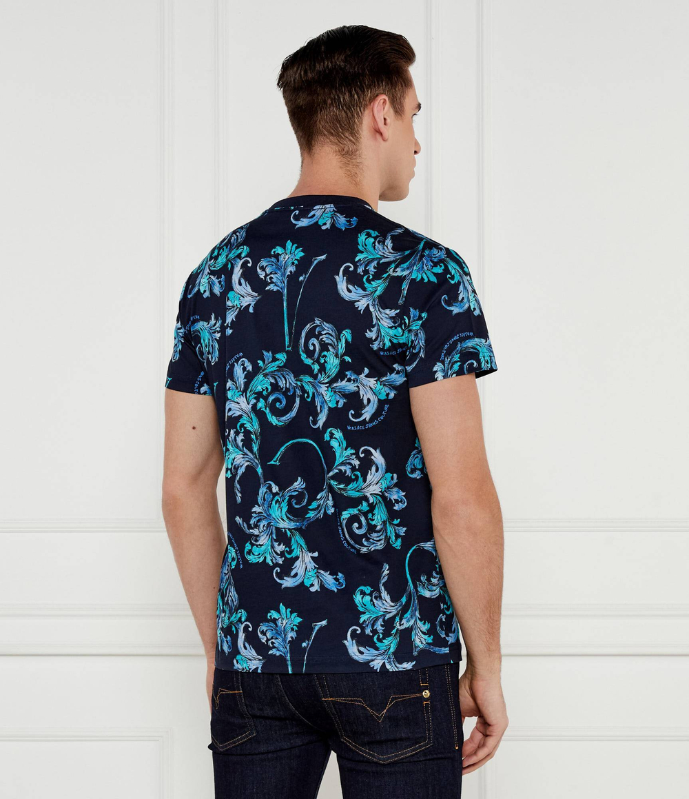 Футболка Versace Jeans Couture - темно-синий(78GAH6S0JS458)