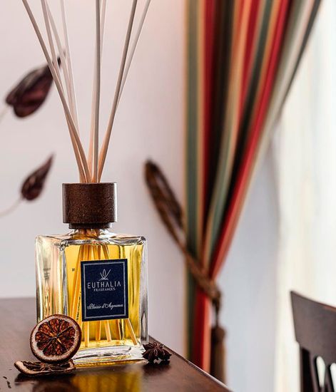 Plasir D`Agrumes, ароматический диффузор с палочками, Euthalia Fragrances