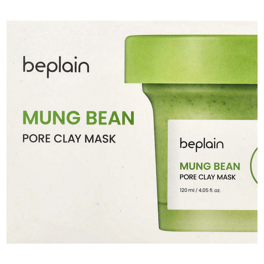 Beplain, Mung Bean, маска для красоты с глиной для пор, 120 мл (4,05 жидк. унц.)
