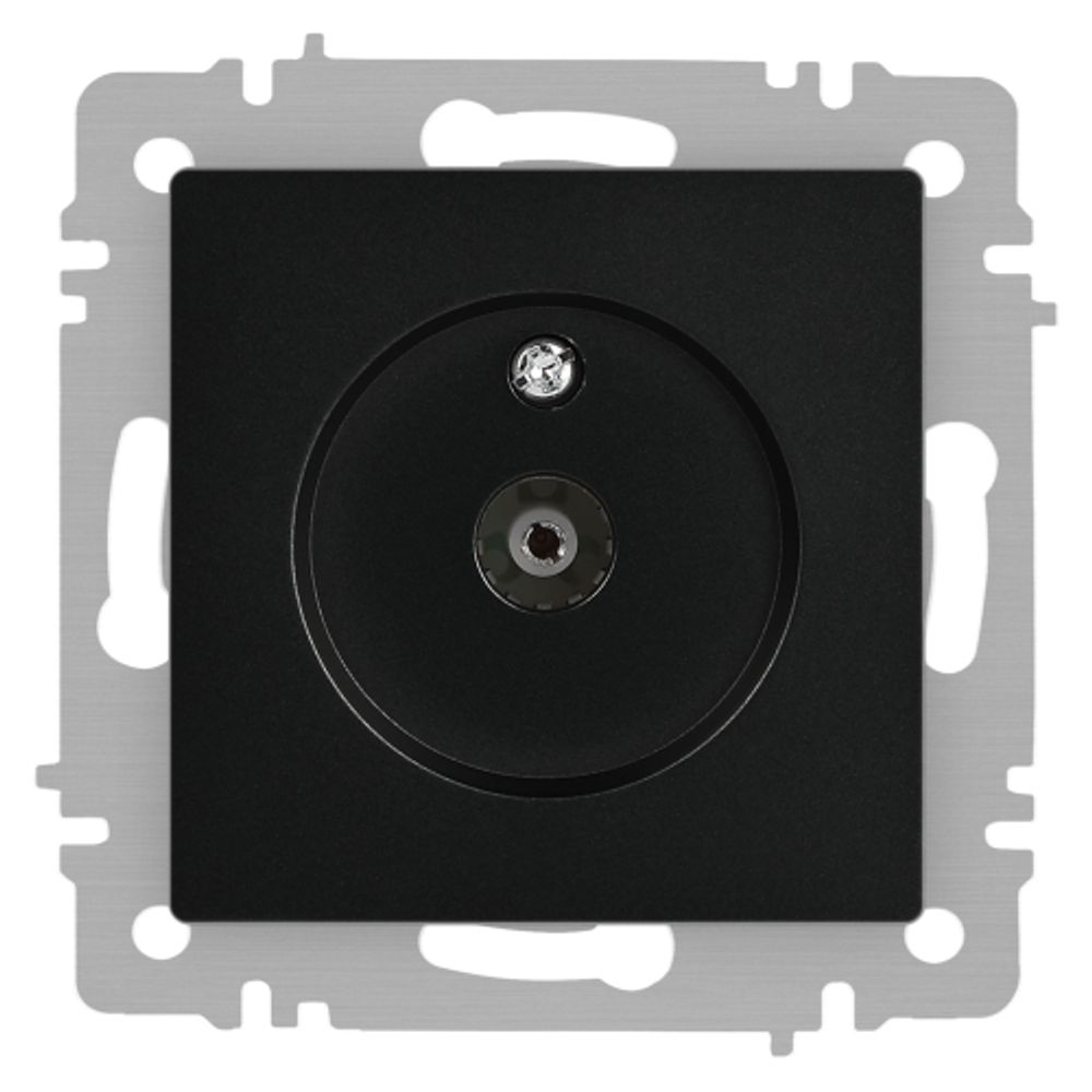 Розетка Intro Accent 6-301-05 TV одиночная, IP20, СУ, антрацит