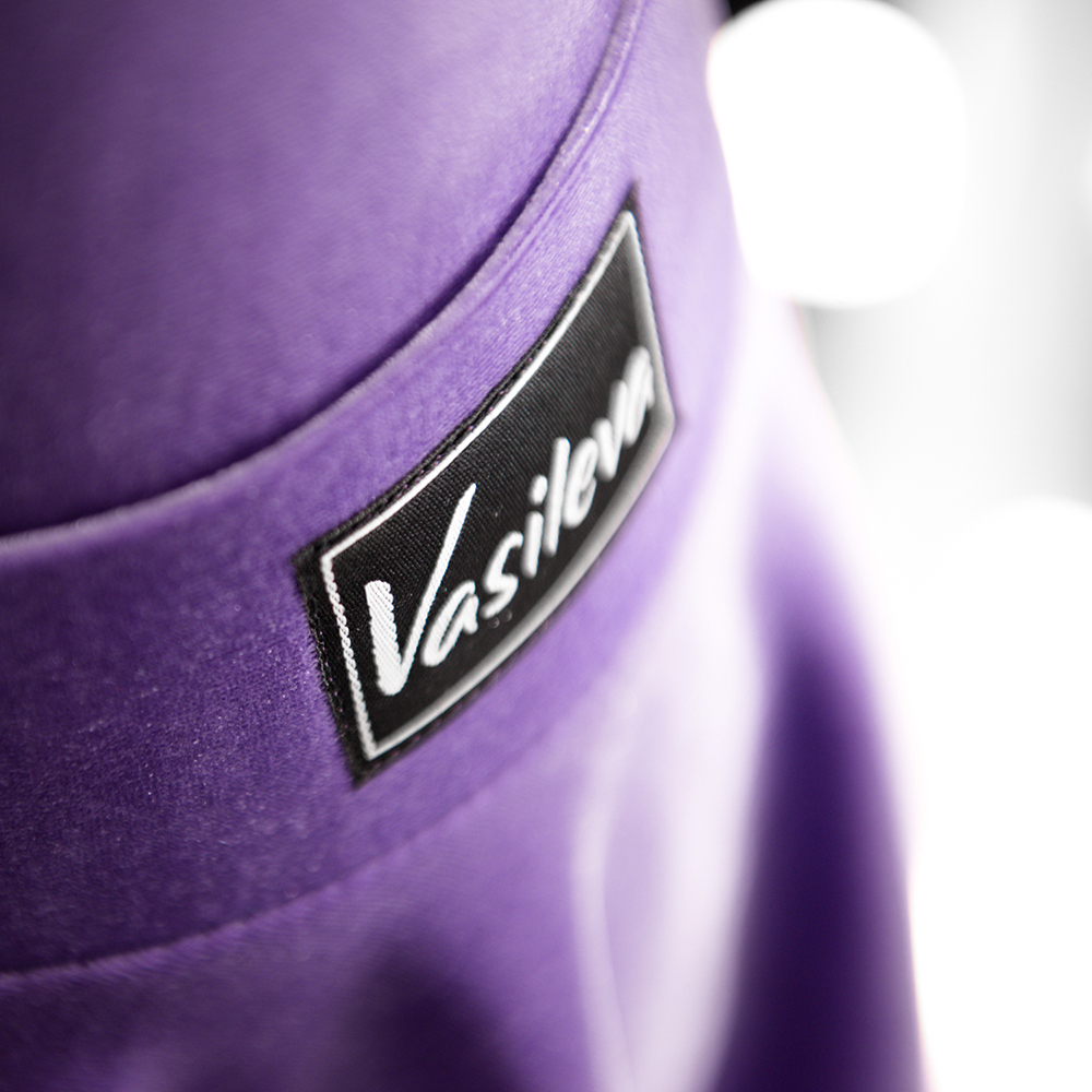 фиолетовое платье для танцев