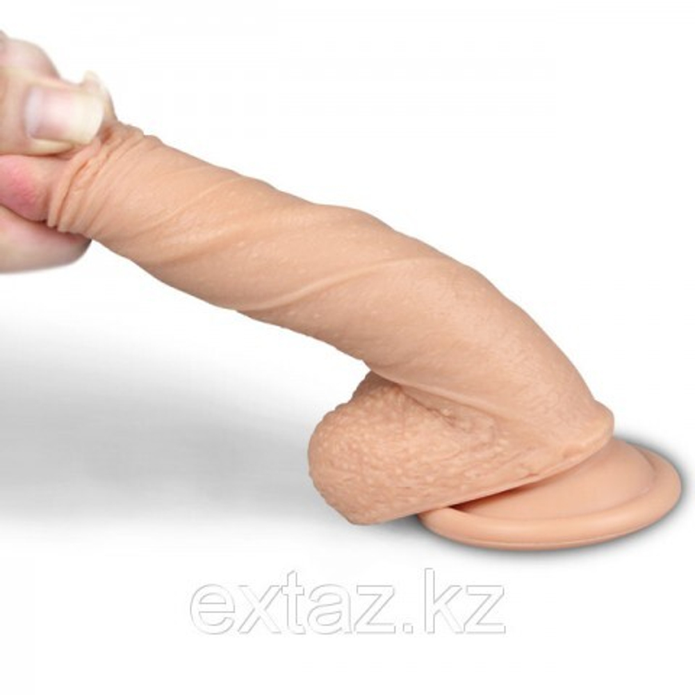 Реалистичный фаллоимитатор Lovetoy Bio Skin (18*3,8)