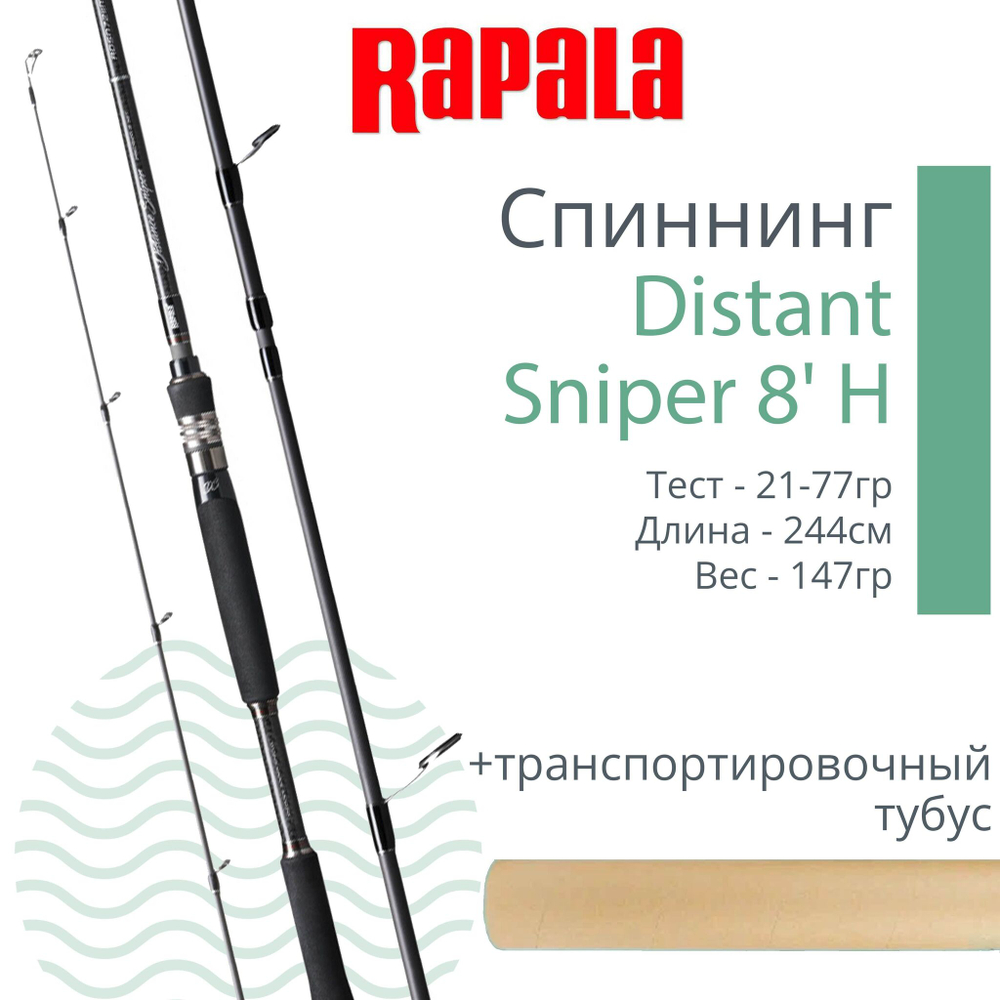 Спиннинг для рыбалки Rapala Distant Sniper 2pc