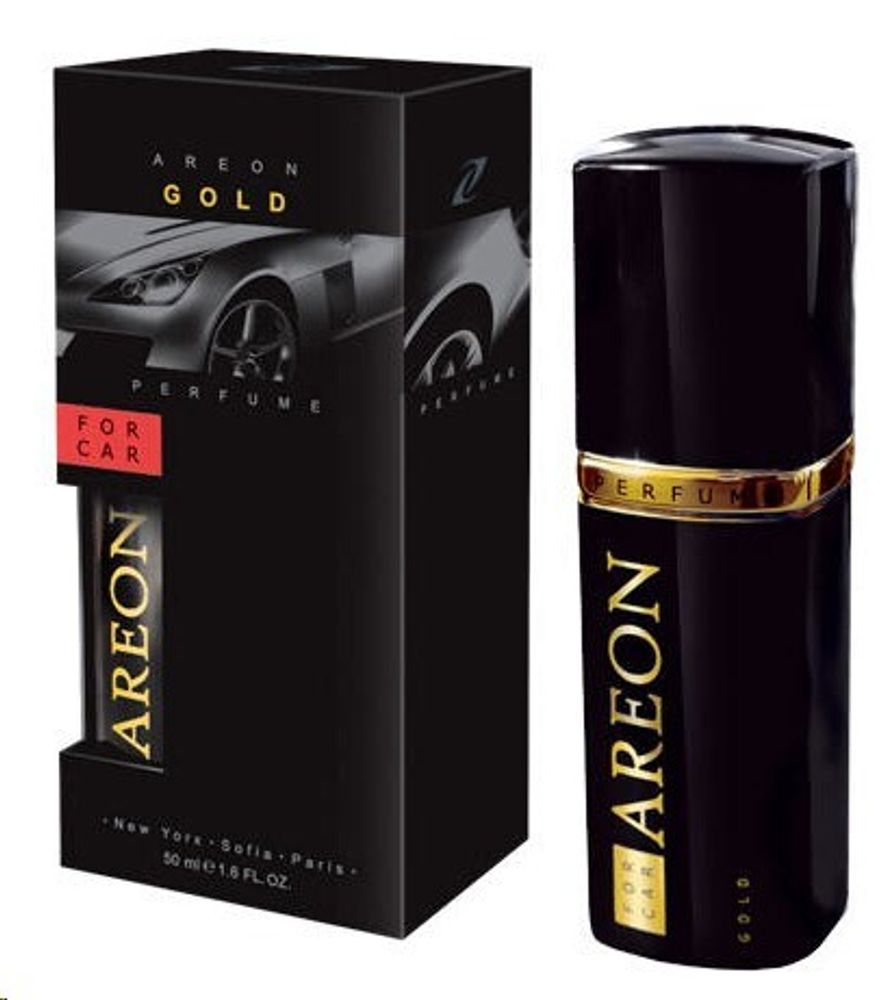 Ароматизатор спрей  PERFUME  Золото 50 мл (AREON)