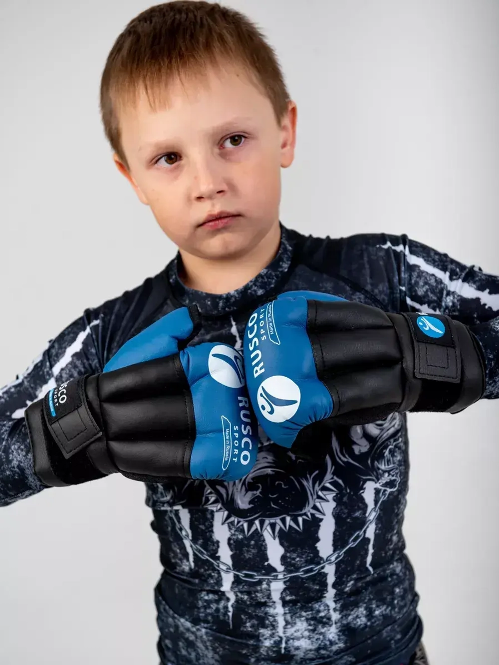 Перчатки для Рукопашного боя Rusco Sport Синие Детские