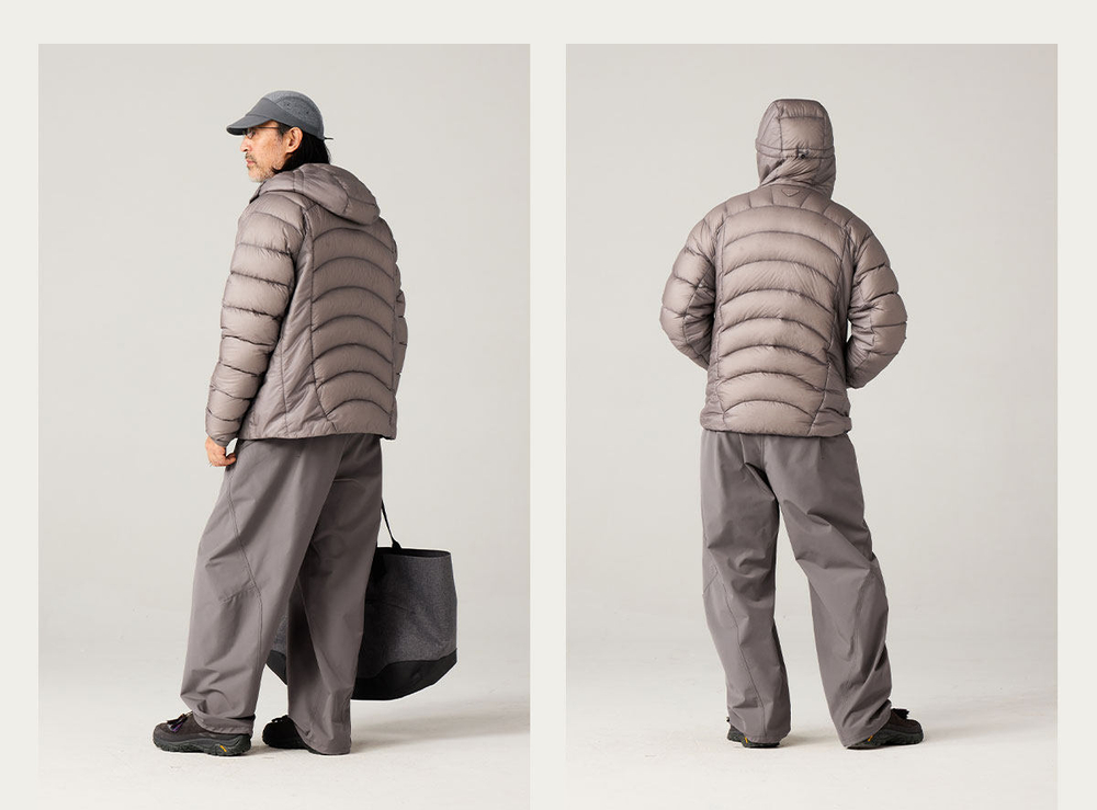 Пуховик Nothomme Blue 750 Fill Power Lightweight Packable Hooded Down Jacket for Men