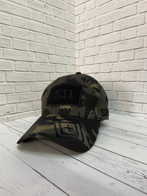 Бейсболка 5.11 / чёрный мультикам