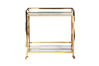 Стол-тележка сервировочная Garda Decor GY-CRT8164GOLD