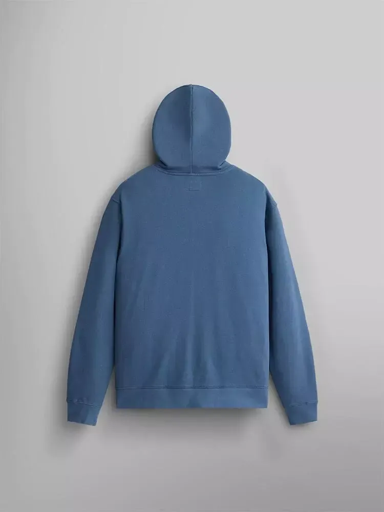 Толстовка Alpha Industries Essential French Terry Hoodie Синий