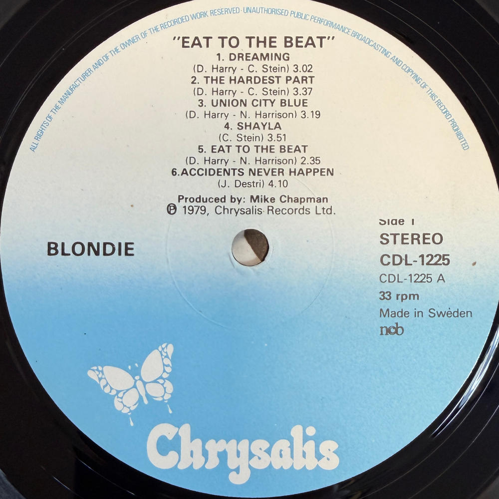 Blondie - Eat To The Beat (Швеция 1979г.)