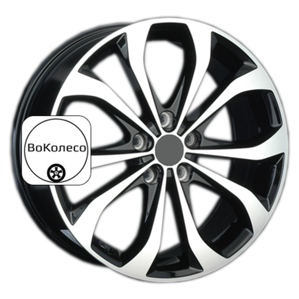 7x17/5x114,3 ET48,5 D67,1 Ki129 BKF (конус, C570) Replay