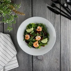 Салатник 1300 мл d 22,8 см h6,1 см белый фарфор Glory Eco P.L. Proff Cuisine [6]