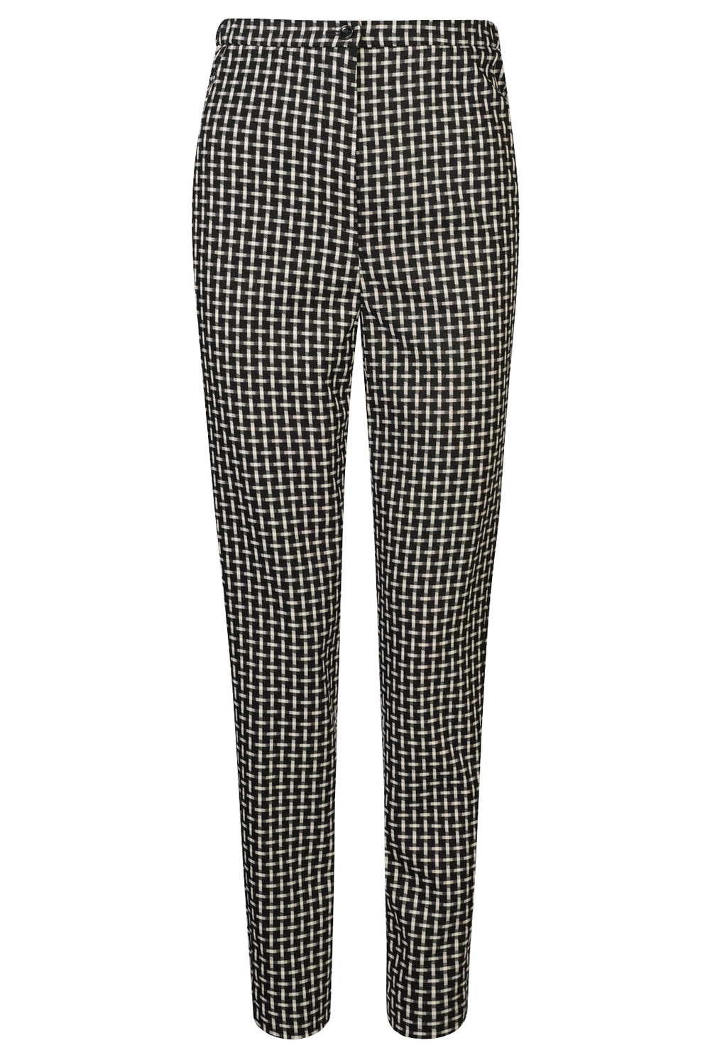 Брюки классические 1640Л, клетка #124К021640Л