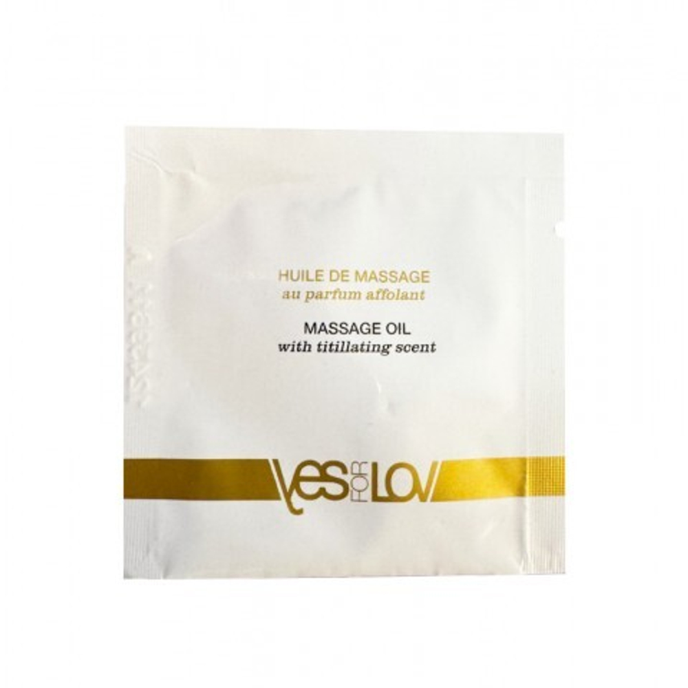 Масло массажное с возбуждающим ароматом YESforLOV, 5 мл.